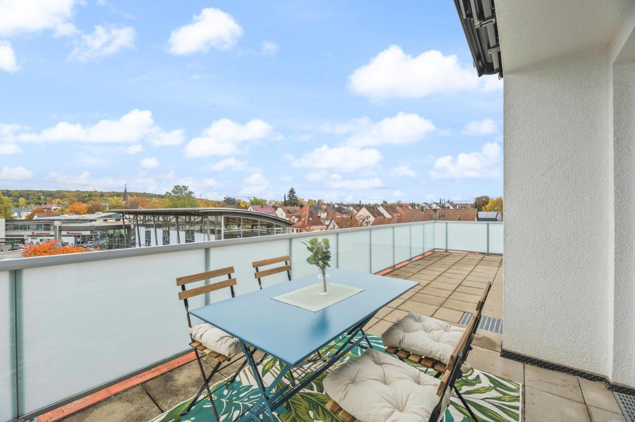 Design-Apartment - Kueche - Dachterrasse - Zentral Leinfelden-Echterdingen Exterior foto